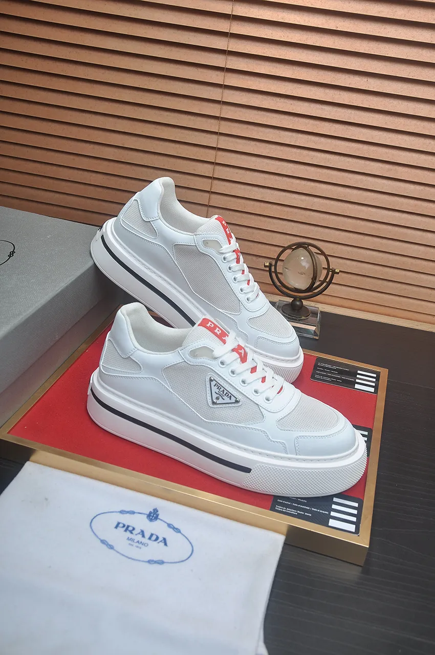 Men's shoes 💰580💶【PRADA】Top original, new season, high quality original goods, top imported calfskin with original imported glue, imported cowhide inside with original cowhide feet, original outsole! Quality guaranteed! Code 38-45 (45 customized)